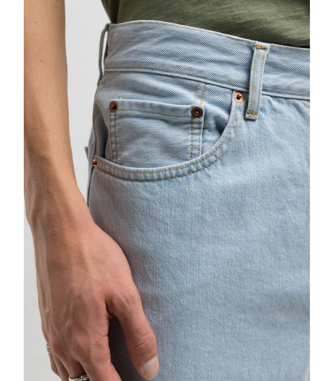 9Z1 ECO PLUS コンフォートストレートフィットデニム（セットアップモデル） 詳細画像 スーパーライトブルー 6